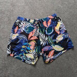 C&C California linen tropical colorful shorts women's 2X